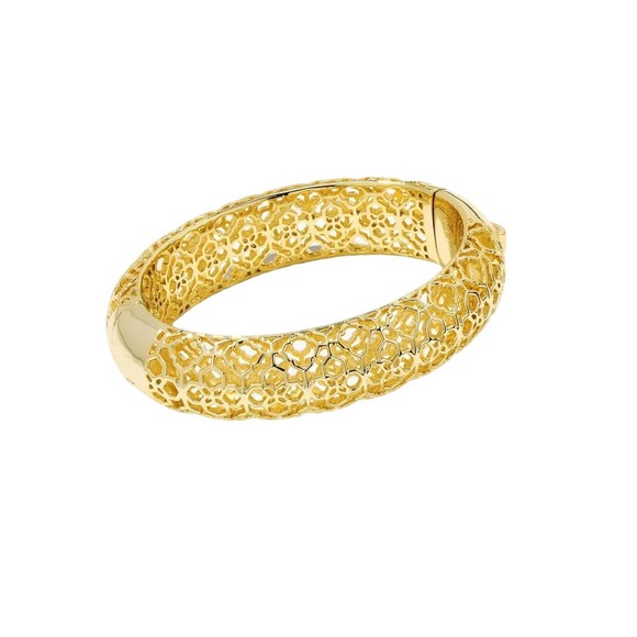 Kendra Scott Abbie S/M Statement Bracelet ~ Gold - Picture 1 of 4
